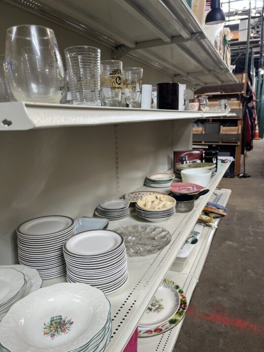 Shelves of Housewares