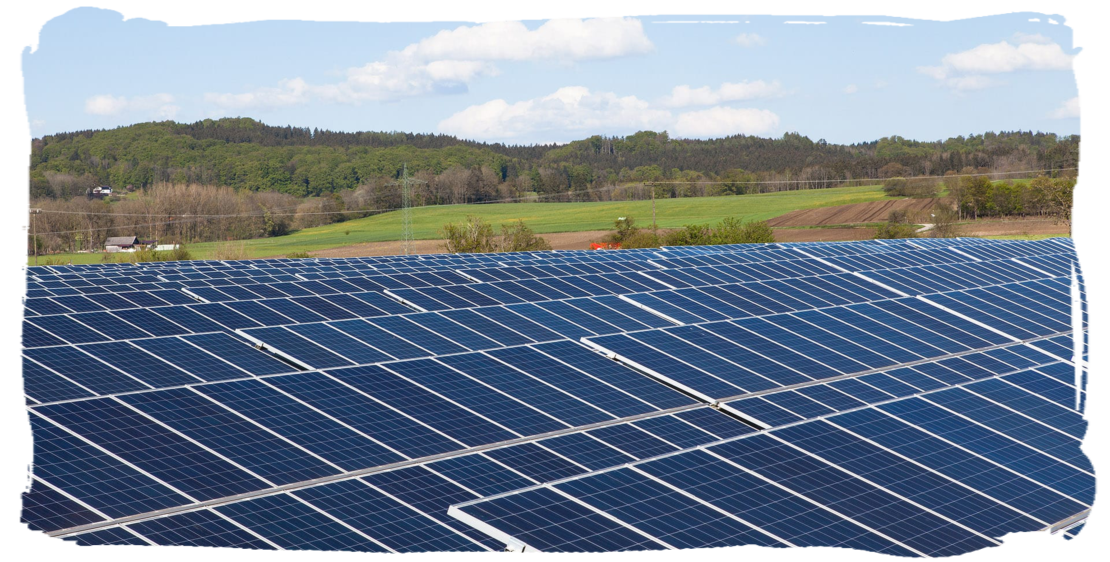 solar panel farm